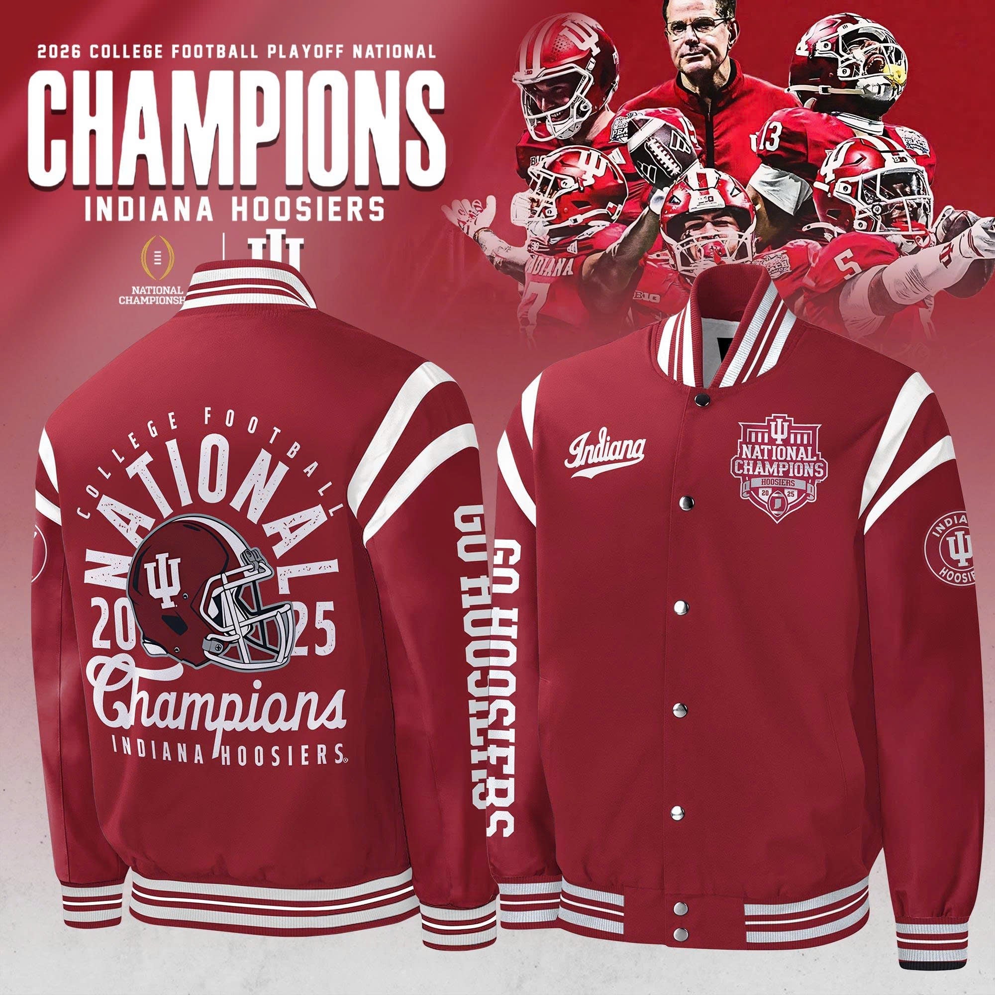 Indiana Hoosiers College Football Playoff 2025 National Champions Bomb ...