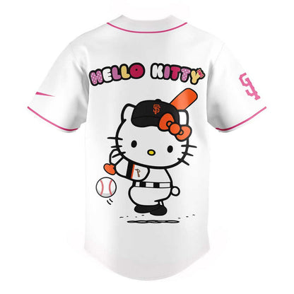 Limited Edition San Francisco Giants x Hello Kitty White Jersey