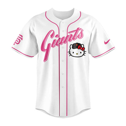 Limited Edition San Francisco Giants x Hello Kitty White Jersey