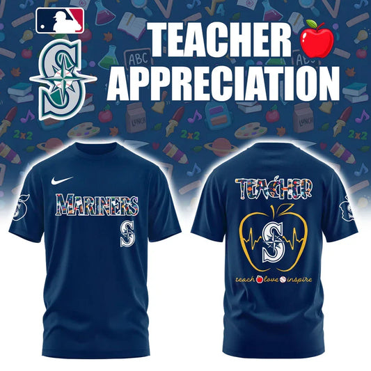 Limited Edition Seattle Mariners TEACHER NIGHT 2025 Shirt