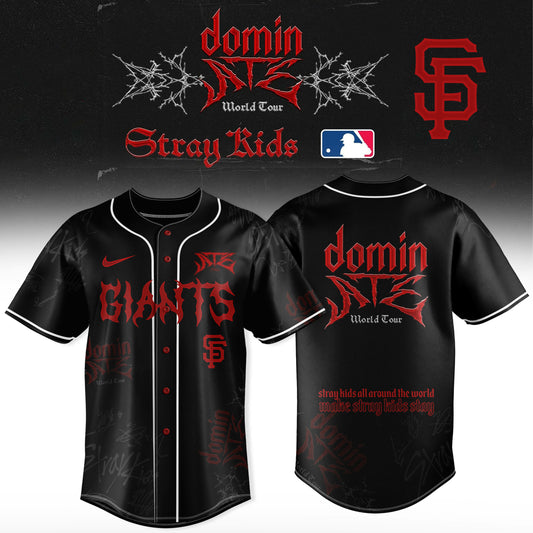 San Francisco Giants Baseball Jersey x Stray Kids – DominATE World Tour 2025