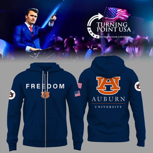 Limited Edition Auburn University x Turning Point USA ZIP Hoodie