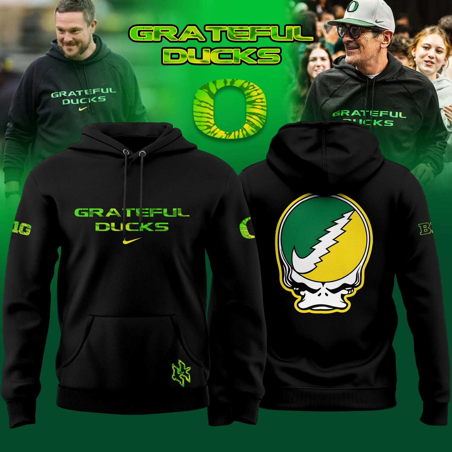 Oregon Ducks GDead 2025 Special Editions Hoodie