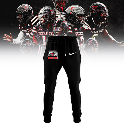 Texas Tech Red Raiders 2025 CHAMPIONS Big12 Football Combo T-shirt