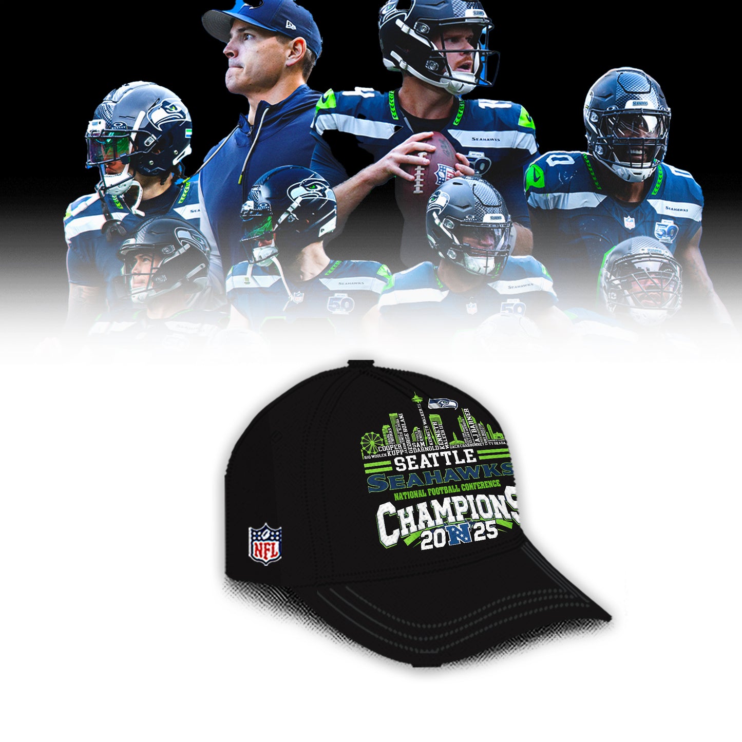 Seattle Seahawks NFC Champions Limited Edition Shirt