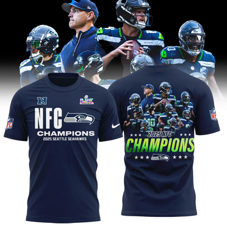 Seattle Seahawks NFC Champions Limited Edition Shirt V3