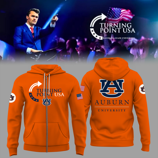 Limited Edition Auburn University x Turning Point USA ZIP Hoodie