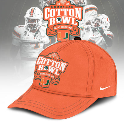 Miami Hurricanes Football Cotton Bowl Champions 2025 Combo Hoodie