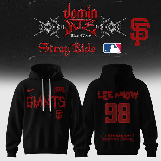 San Francisco Giants Baseball Hoodie x Stray Kids – DominATE World Tour 2025