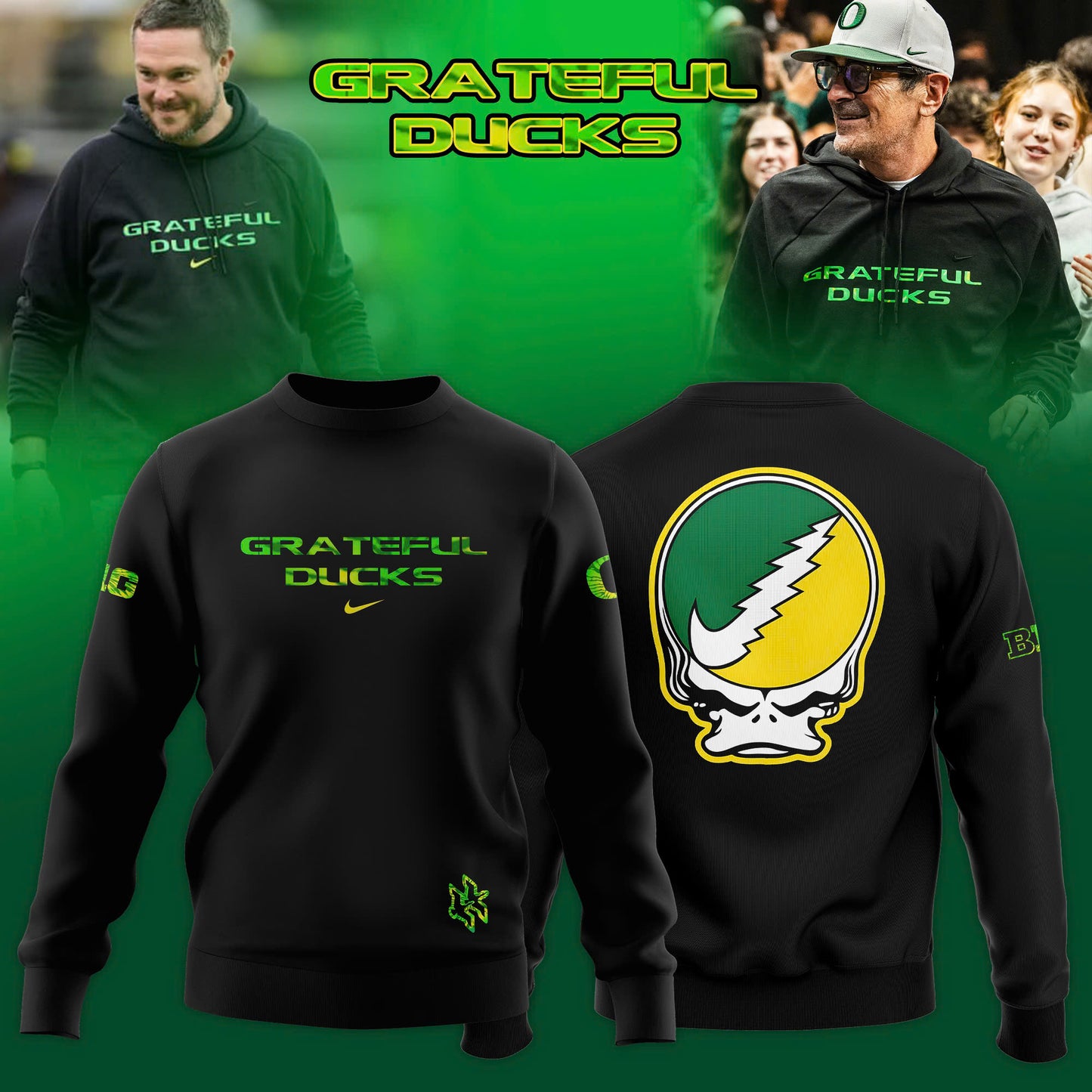 Oregon Ducks GDead 2025 Special Editions Sweater