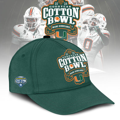 Miami Hurricanes Football Cotton Bowl Champions 2025 Combo T-Shirt