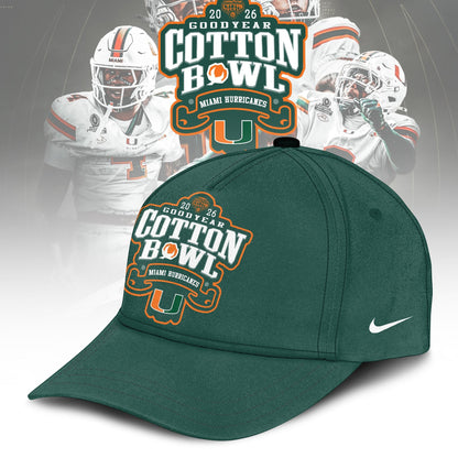 Miami Hurricanes Football Cotton Bowl Champions 2025 Combo T-Shirt
