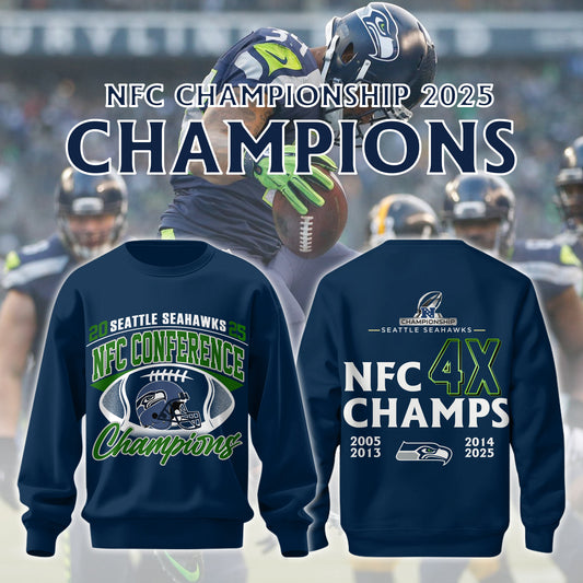 SSeahawks x 2025 NFC Conference Champions Sweatshirt V1