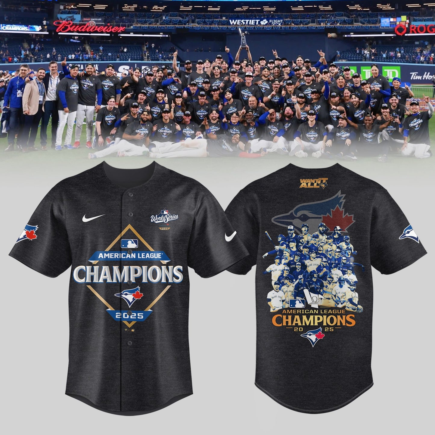 Toronto Blue Jay 2025 American League Champions Jersey