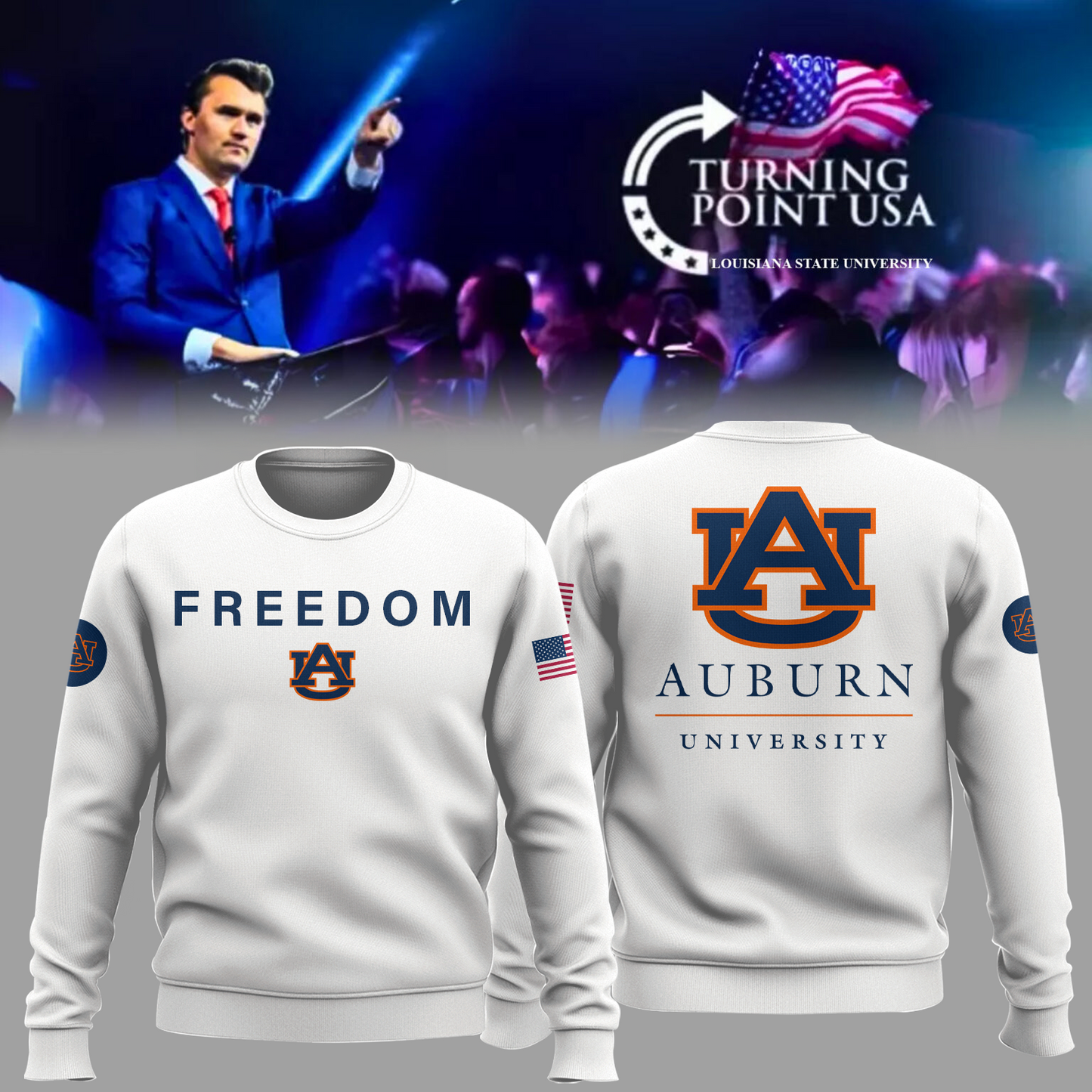 Limited Edition Auburn University x Turning Point USA Sweatshirt