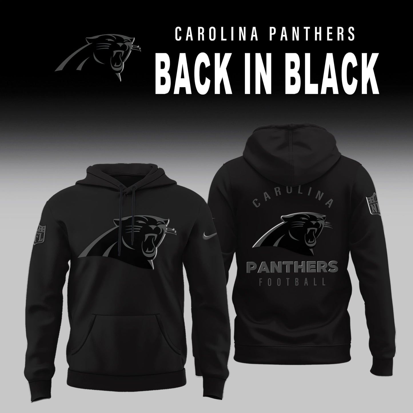 Carolina Panthers 2026 Back In Black Limited Edition Shirt