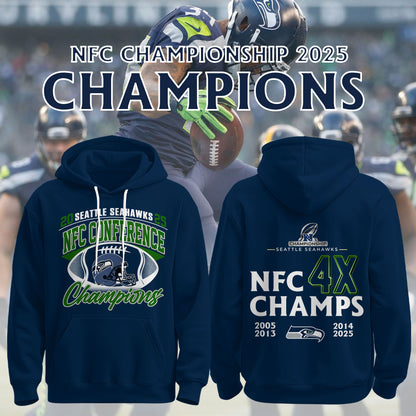 SSeahawks x 2025 NFC Conference Champions Hoodie V1