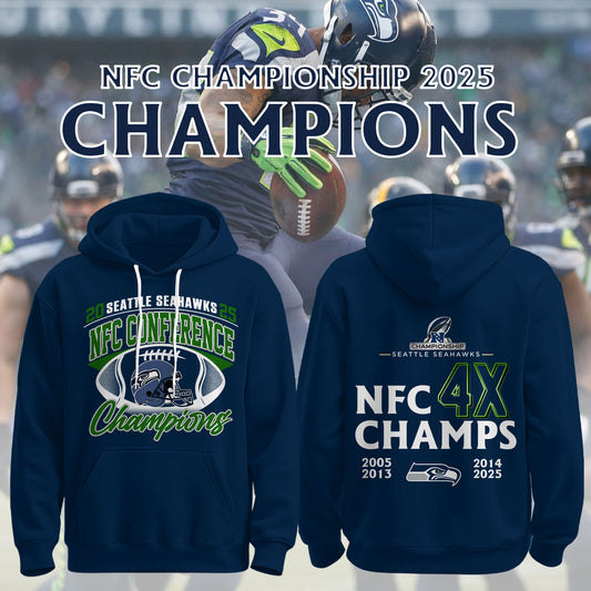 SSeahawks x 2025 NFC Conference Champions Hoodie V1