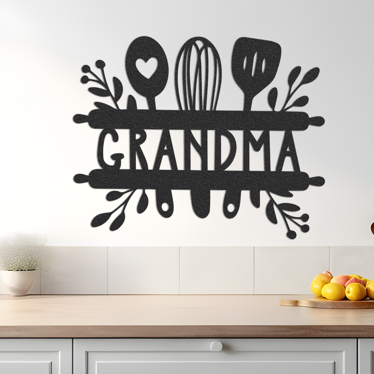 Metal Grandma Sign, Grandma Sign, Metal Kitchen Sign, Home Decor Sign, Metal Kitchen Decor Sign, Housewarming Gift Idea, Metal Grandma Sign