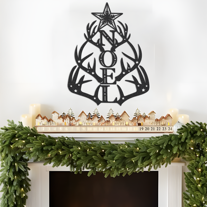 Metal Noel Sign, Christmas Sign, Metal Christmas Sign, Merry Christmas Decor, Metal Christmas Signs, Christmas Decorations, Outdoor Decor