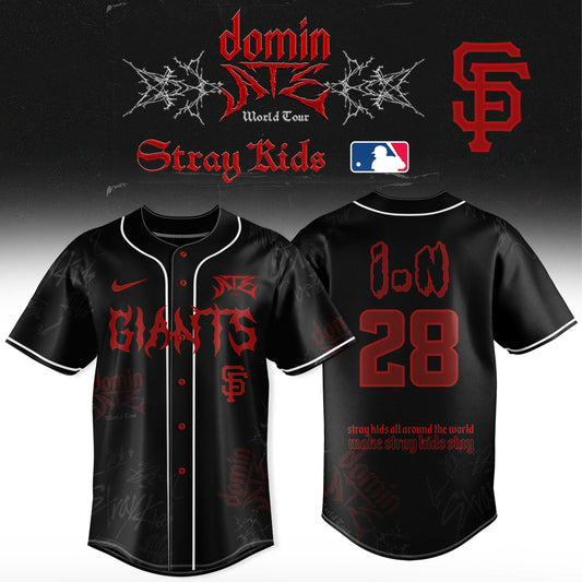 San Francisco Giants Baseball Jersey x Stray Kids – DominATE World Tour 2025