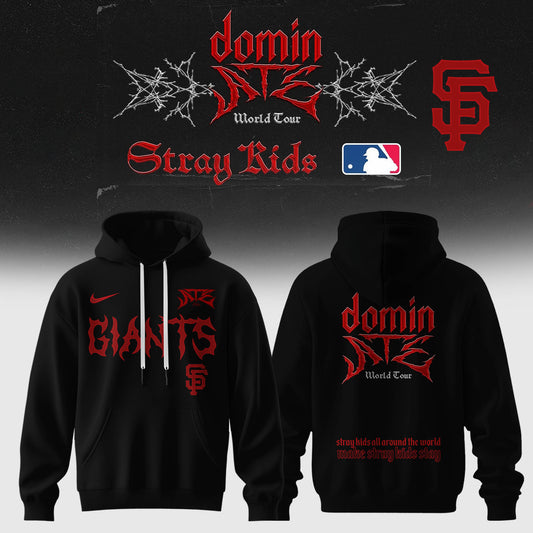 San Francisco Giants Baseball Hoodie x Stray Kids – DominATE World Tour 2025