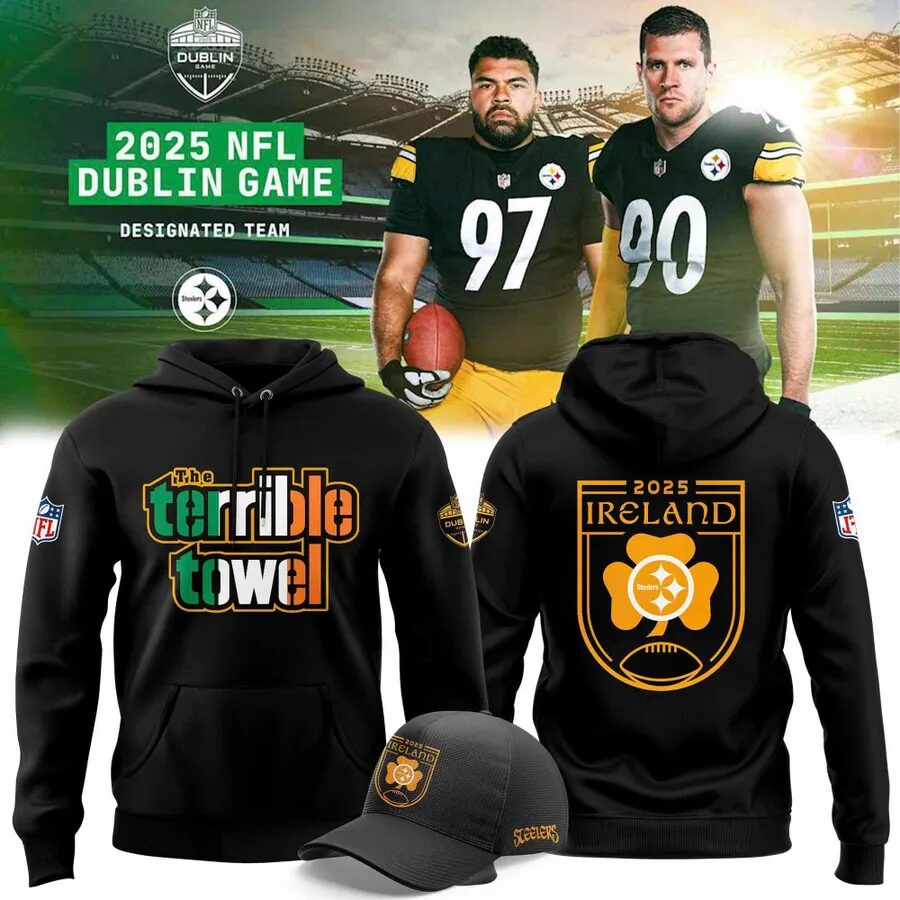 Ireland 2025 Limited Edition Dublin Game Hoodie-AB3009252001