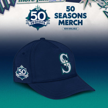 Seattle Mariners 50 Seasons Celebration Special Edition Bomber Jacket