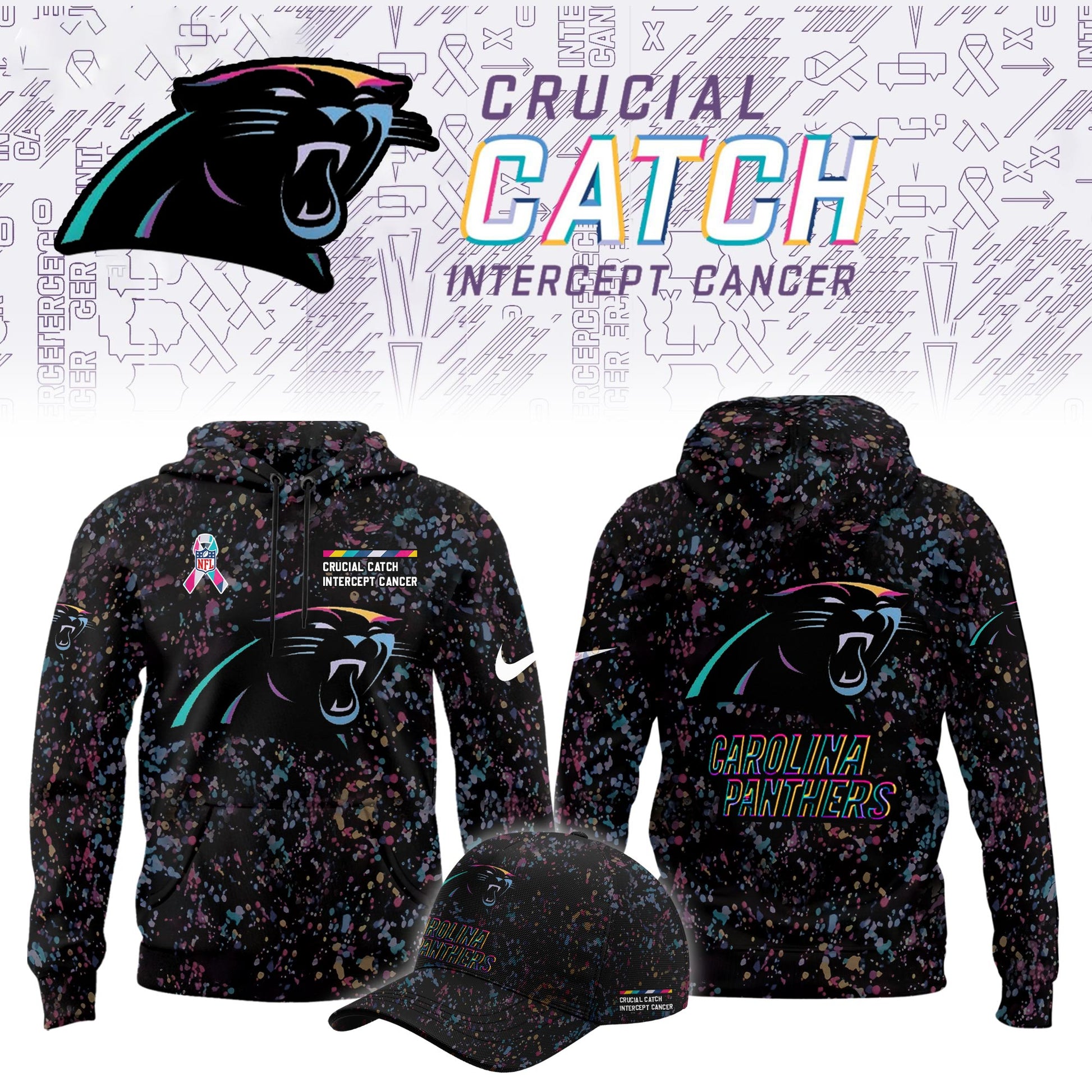 Carolina Panthers Crucial Catch Limited Hoodie