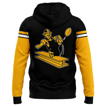 Pittsburgh Steelers Throwback 50th Anniversary Super Bowl Hoodie-DL1017241010