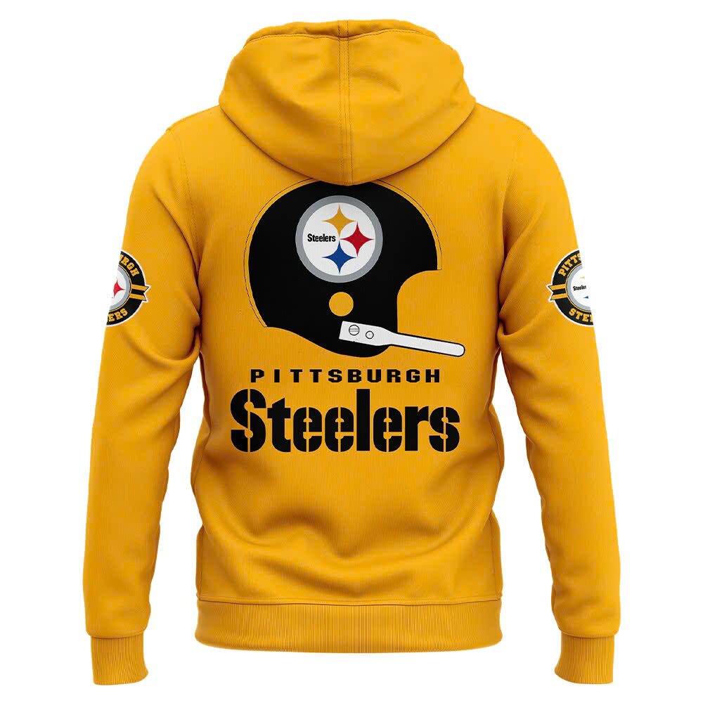 Pittsburgh Steelers Throwback 50th Anniversary Super Bowl Hoodie-DL1017241011