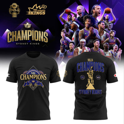 Sydney Kings 2026 NBL Championship Shirt Purple