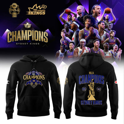 Sydney Kings Special Champions NBL 2026 Limited Edition Hoodie