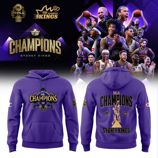Sydney Kings Special Champions NBL 2026 Limited Edition Hoodie