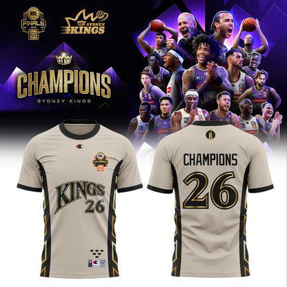 Sydney Kings 2026 NBL Championship Shirt Purple