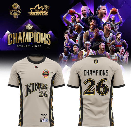 Sydney Kings 2026 NBL Championship Shirt Purple