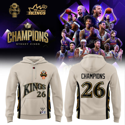 Sydney Kings Special Champions NBL 2026 Limited Edition Hoodie