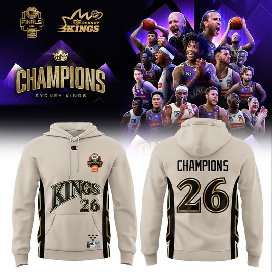 Sydney Kings Special Champions NBL 2026 Limited Edition Hoodie