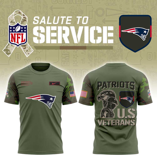 NE Patriots Military Appreciation Legend 2025 Combo Shirt