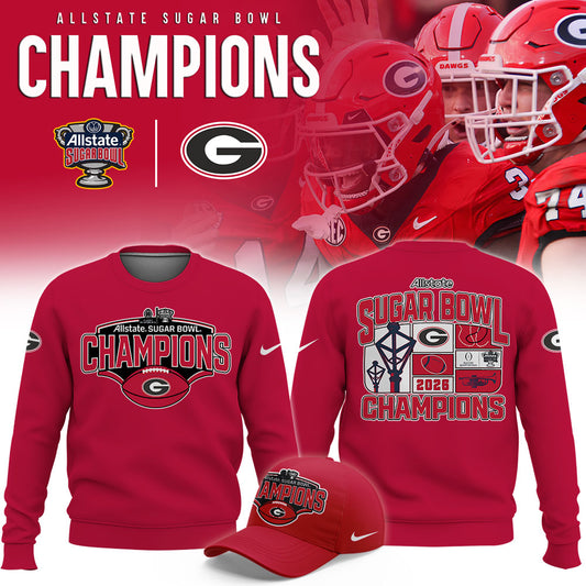 _Georgia Bulldogs 2026 Sugar Bowl Champions Limited Sweatshirt