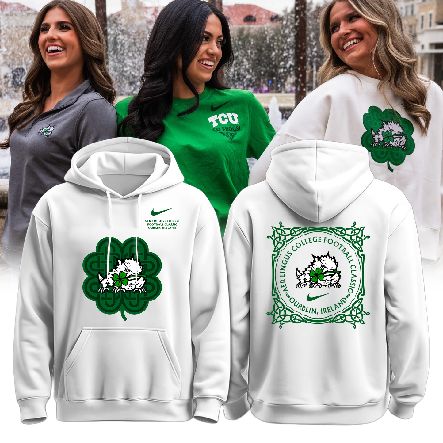 TCU Horned Frogs Ireland Hoodie- Limited Edition