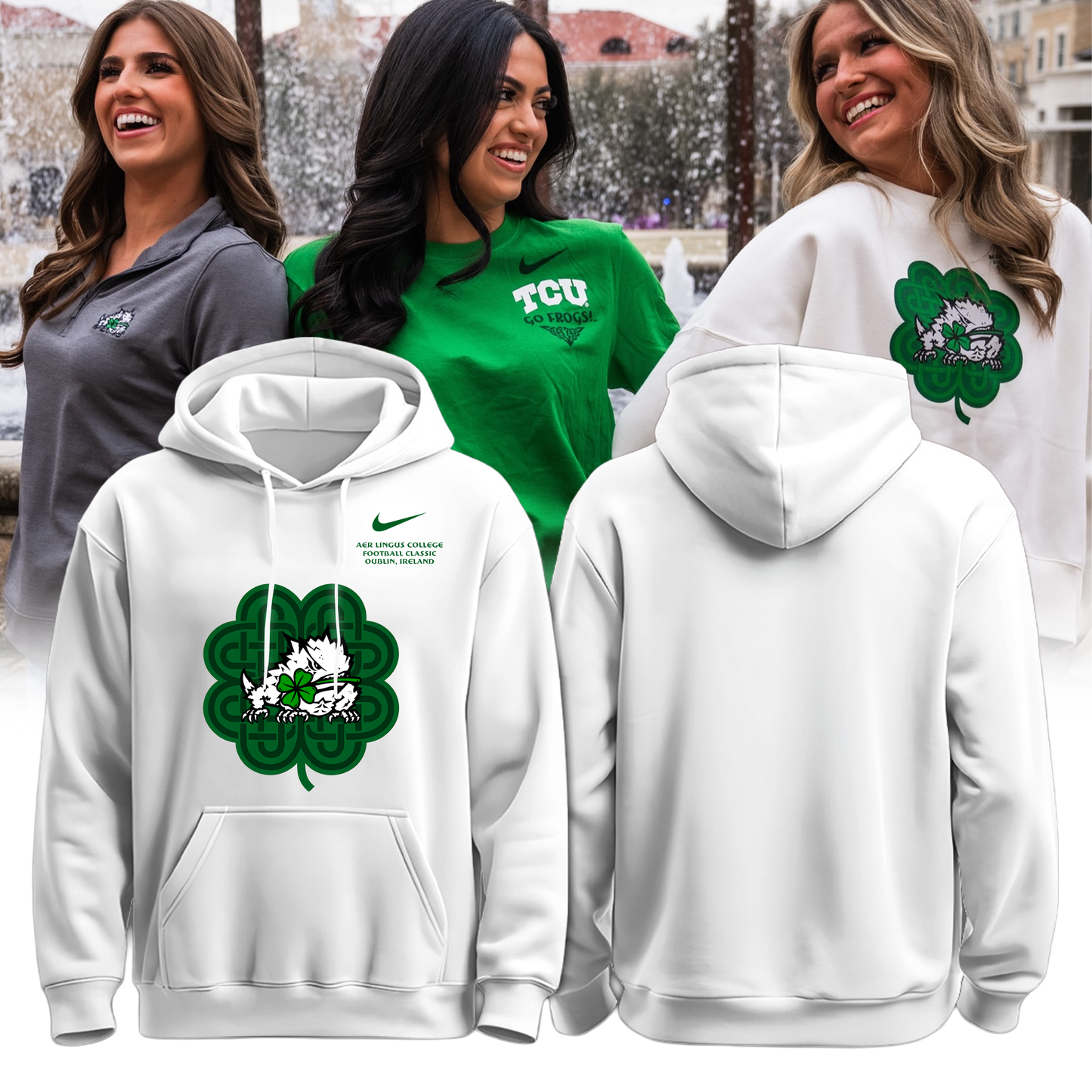 TCU Horned Frogs Ireland Hoodie- Limited Edition