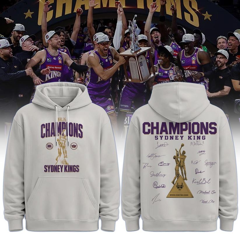 Sydney Kings Special Champions NBL 2026 Limited Edition Hoodie