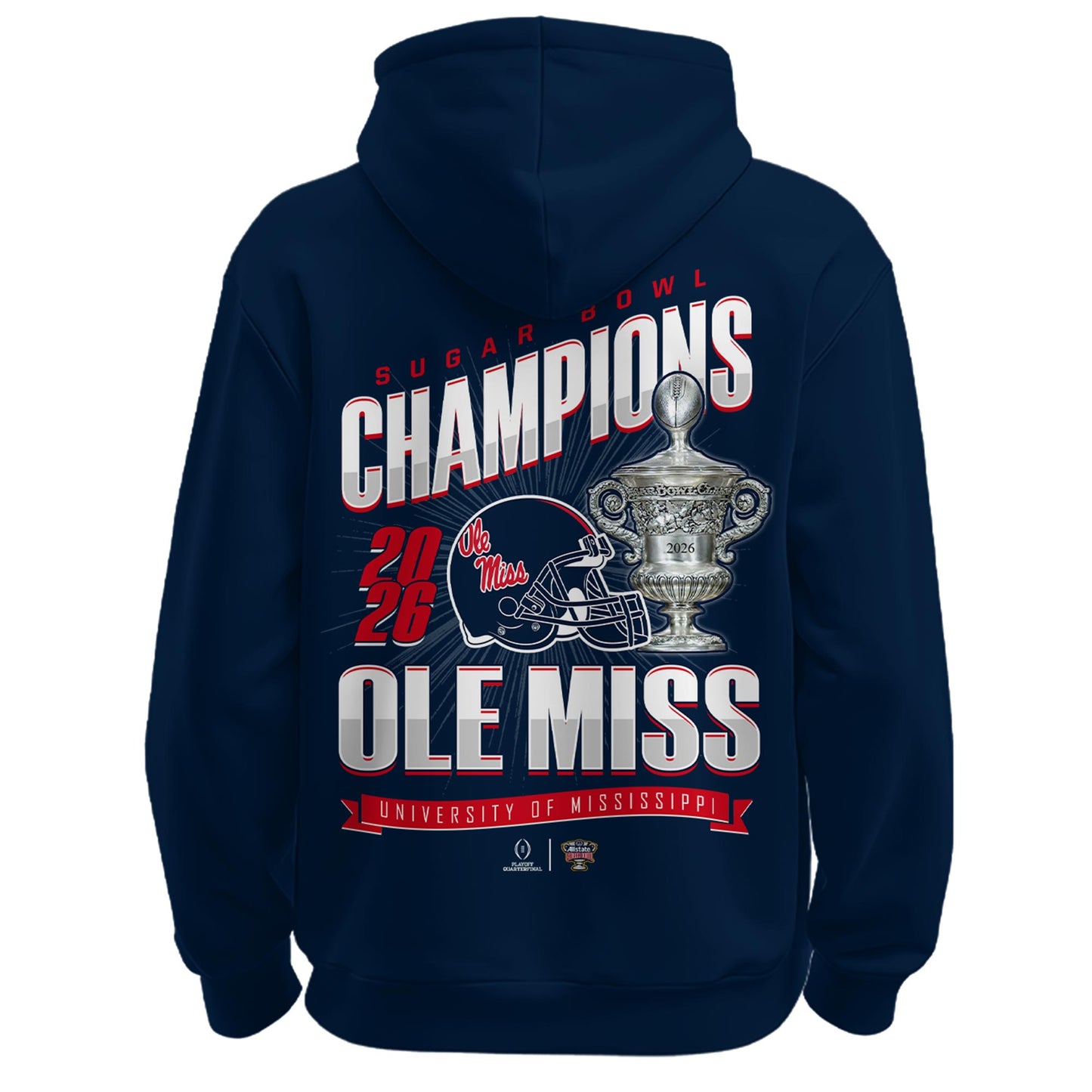 Ole Miss Rebels – Sugar Bowl Champions Hoodie
