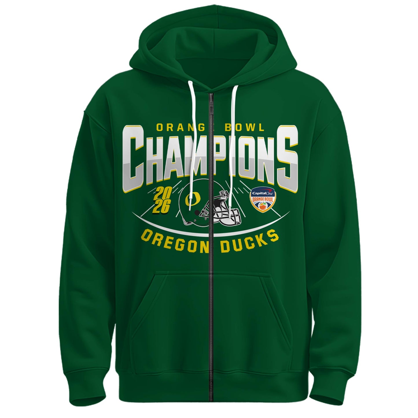 Oregon Ducks – Orange Bowl Champions Zip Hoodie