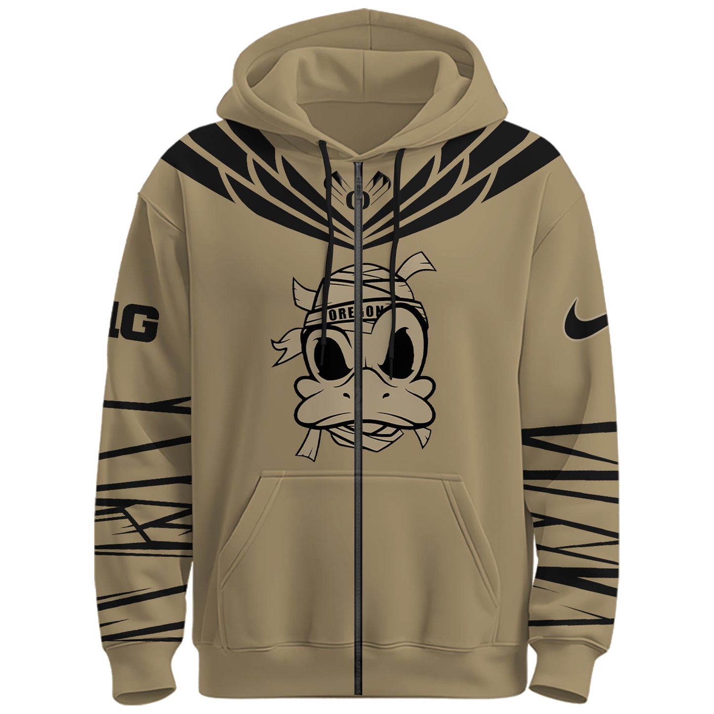 Oregon Grit Strength Hoodie Zip