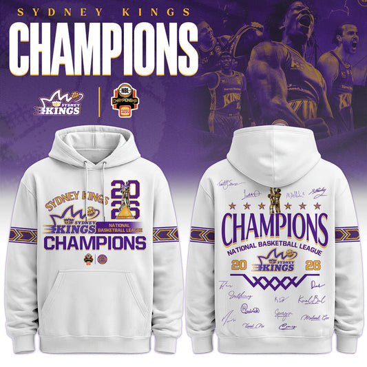 Sydney Kings Special Champions NBL 2026 Limited Edition Hoodie