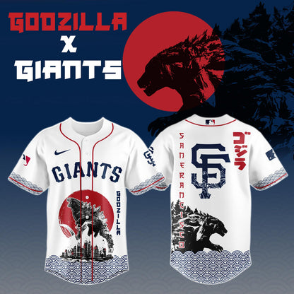 Godzilla x San Francisco Giants Japan Edition Jersey 2025