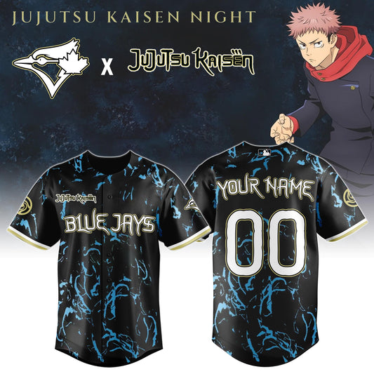 Toronto Blue Jays x Jujutsu Kaisen Night Jersey Limited