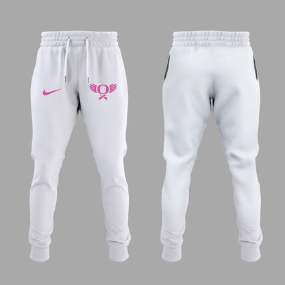 Limited Edition Oregon Ducks Breast Cancer Hoodie V4